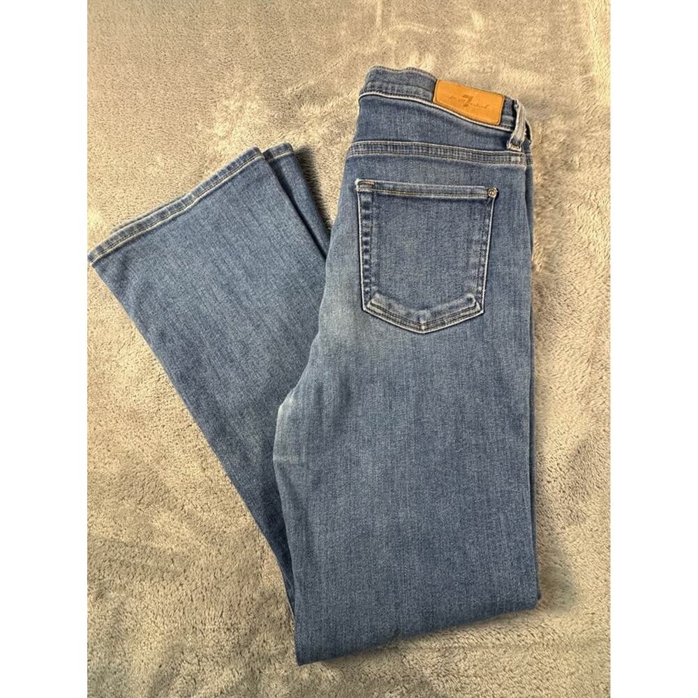 7 For All Mankind Jeans Size 28 High Waist Slim Kick Flare Denim